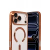 Newface Apple iPhone 17 Pro Kross Magneticsafe Kapak - Turuncu