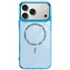 Newface Apple iPhone 17 Pro Live Diamond Magsafe Kapak - Mavi