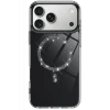 Newface Apple iPhone 17 Pro Live Diamond Magsafe Kapak - Siyah