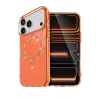 Newface Apple iPhone 17 Pro Live Diamond Magsafe Kapak - Turuncu
