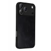 Newface Apple iPhone 17 Pro Max Aras Deri Kapak - Siyah
