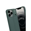 Newface Apple iPhone 17 Pro Max Auto Focus Kapak - Koyu Yeşil