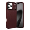 Newface Apple iPhone 17 Pro Max Auto Focus Karbon Kapak - Bordo