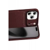 Newface Apple iPhone 17 Pro Max Auto Focus Karbon Kapak - Bordo
