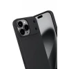 Newface Apple iPhone 17 Pro Max Auto Focus Karbon Kapak - Siyah
