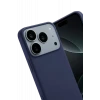 Newface Apple iPhone 17 Pro Max First Silikon - Lacivert