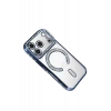 Newface Apple iPhone 17 Pro Max Joke Simli Magneticsafe Kılıf - Mavi