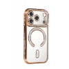 Newface Apple iPhone 17 Pro Max Joke Simli Magneticsafe Kılıf - Turuncu