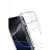Newface Apple iPhone 17 Pro Max Kart Şeffaf Silikon - Şeffaf