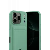 Newface Apple iPhone 17 Pro Max Kelvin Kartvizitli Silikon - Açık Yeşil