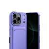 Newface Apple iPhone 17 Pro Max Kelvin Kartvizitli Silikon - Lila