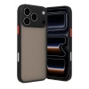 Newface Apple iPhone 17 Pro Max Kılıf Montreal Silikon Kapak - Siyah