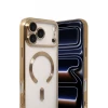 Newface Apple iPhone 17 Pro Max Kross Magneticsafe Kapak - Gold