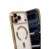 Newface Apple iPhone 17 Pro Max Kross Magneticsafe Kapak - Gold