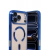 Newface Apple iPhone 17 Pro Max Kross Magneticsafe Kapak - Lacivert