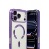 Newface Apple iPhone 17 Pro Max Kross Magneticsafe Kapak - Mor