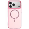 Newface Apple iPhone 17 Pro Max Live Diamond Magsafe Kapak - Pembe