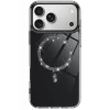 Newface Apple iPhone 17 Pro Max Live Diamond Magsafe Kapak - Siyah