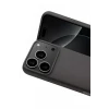 Newface Apple iPhone 17 Pro Max Nano içi Kadife Silikon - Gri