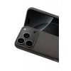 Newface Apple iPhone 17 Pro Max Nano içi Kadife Silikon - Gri