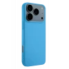 Newface Apple iPhone 17 Pro Max Nano içi Kadife Silikon - Mavi