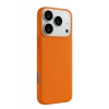 Newface Apple iPhone 17 Pro Max Nano içi Kadife Silikon - Turuncu