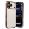 Newface Apple iPhone 17 Pro Max Razer Lensli Silikon - Çöl Titanyum