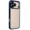 Newface Apple iPhone 17 Pro Max Razer Lensli Silikon - Lacivert