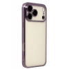 Newface Apple iPhone 17 Pro Max Razer Lensli Silikon - Mor