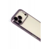 Newface Apple iPhone 17 Pro Max Razer Lensli Silikon - Mor