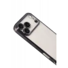 Newface Apple iPhone 17 Pro Max Razer Lensli Silikon - Siyah