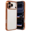 Newface Apple iPhone 17 Pro Max Razer Lensli Silikon - Turuncu