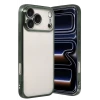 Newface Apple iPhone 17 Pro Max Razer Lensli Silikon - Yeşil