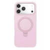 Newface Apple iPhone 17 Pro Max Regal Magsafe Standlı Kapak - Açık Pembe
