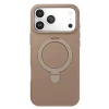 Newface Apple iPhone 17 Pro Max Regal Magsafe Standlı Kapak - Çöl Titanyum