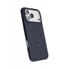 Newface Apple iPhone 17 Pro Max Regal Magsafe Standlı Kapak - Lacivert