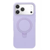 Newface Apple iPhone 17 Pro Max Regal Magsafe Standlı Kapak - Lila