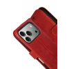 Newface Apple iPhone 17 Pro Max Trend S Plus Kapaklı Kılıf - Kırmızı