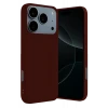 Newface Apple iPhone 17 Pro Nano içi Kadife Silikon - Bordo