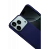 Newface Apple iPhone 17 Pro Nano içi Kadife Silikon - Lacivert