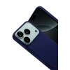 Newface Apple iPhone 17 Pro Nano içi Kadife Silikon - Lacivert