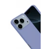 Newface Apple iPhone 17 Pro Nano içi Kadife Silikon - Lila
