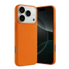 Newface Apple iPhone 17 Pro Nano içi Kadife Silikon - Turuncu