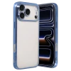Newface Apple iPhone 17 Pro Razer Lensli Silikon - Açık Mavi