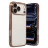 Newface Apple iPhone 17 Pro Razer Lensli Silikon - Çöl Titanyum