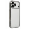Newface Apple iPhone 17 Pro Razer Lensli Silikon - Gümüş