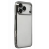 Newface Apple iPhone 17 Pro Razer Lensli Silikon - Titan Gri