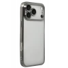 Newface Apple iPhone 17 Pro Razer Lensli Silikon - Titan Gri