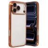 Newface Apple iPhone 17 Pro Razer Lensli Silikon - Turuncu