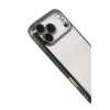 Newface Apple iPhone 17 Pro Razer Lensli Silikon - Yeşil